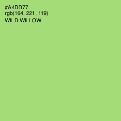 #A4DD77 - Wild Willow Color Image